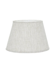 Oval Lampskärm - Lin Natur/vit 30cm - PR Home - Ljusvaruhuset