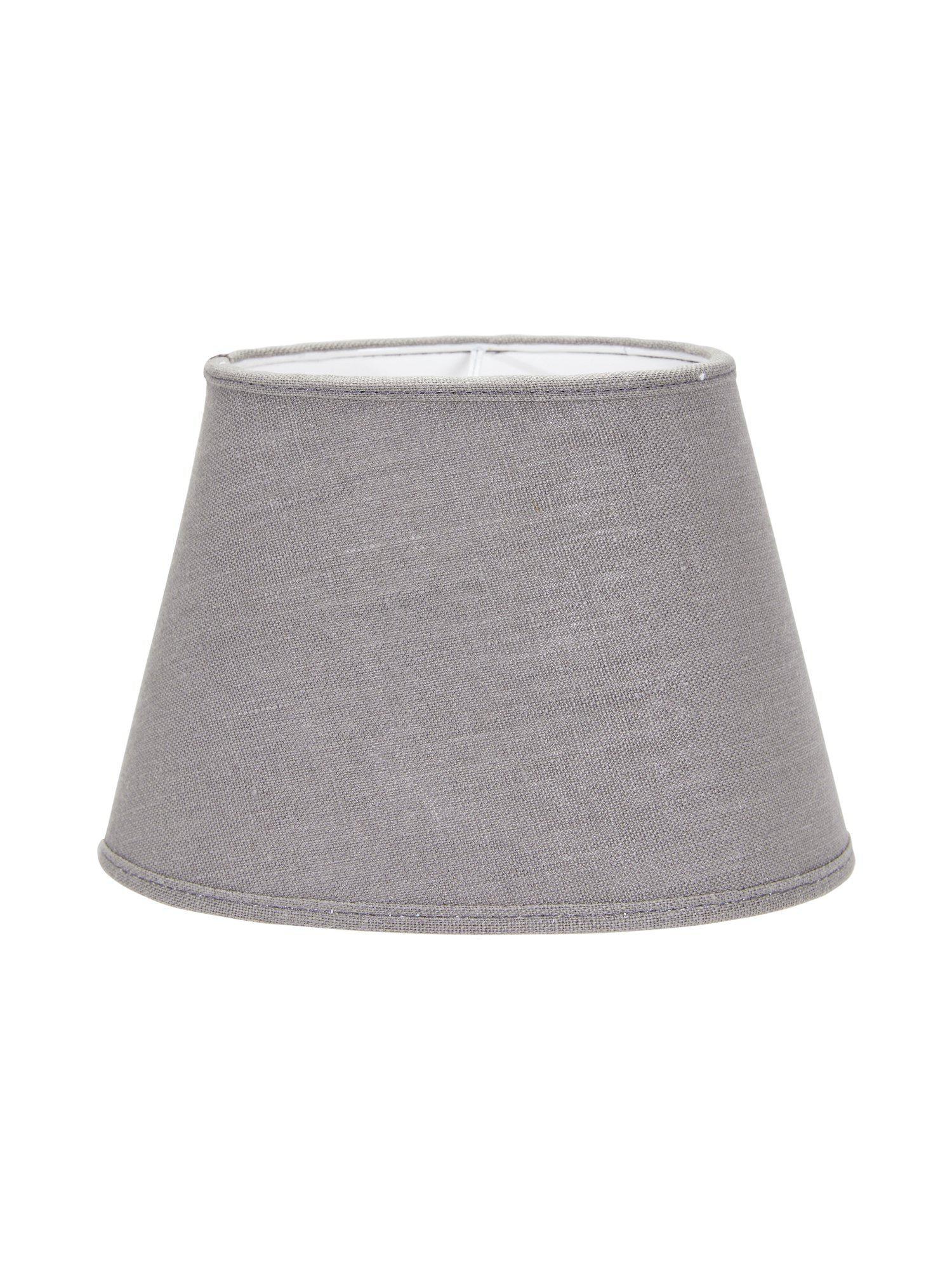 Oval Lampskärm - Lin Grå 42cm - PR Home - Ljusvaruhuset