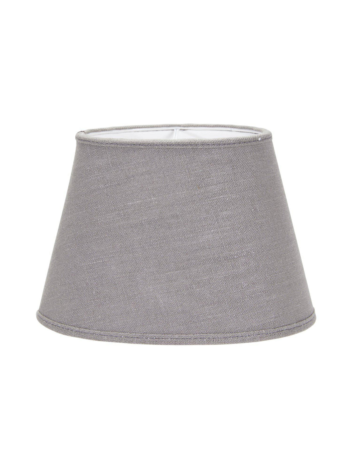 Oval Lampskärm - Lin Grå 42cm - PR Home - Ljusvaruhuset