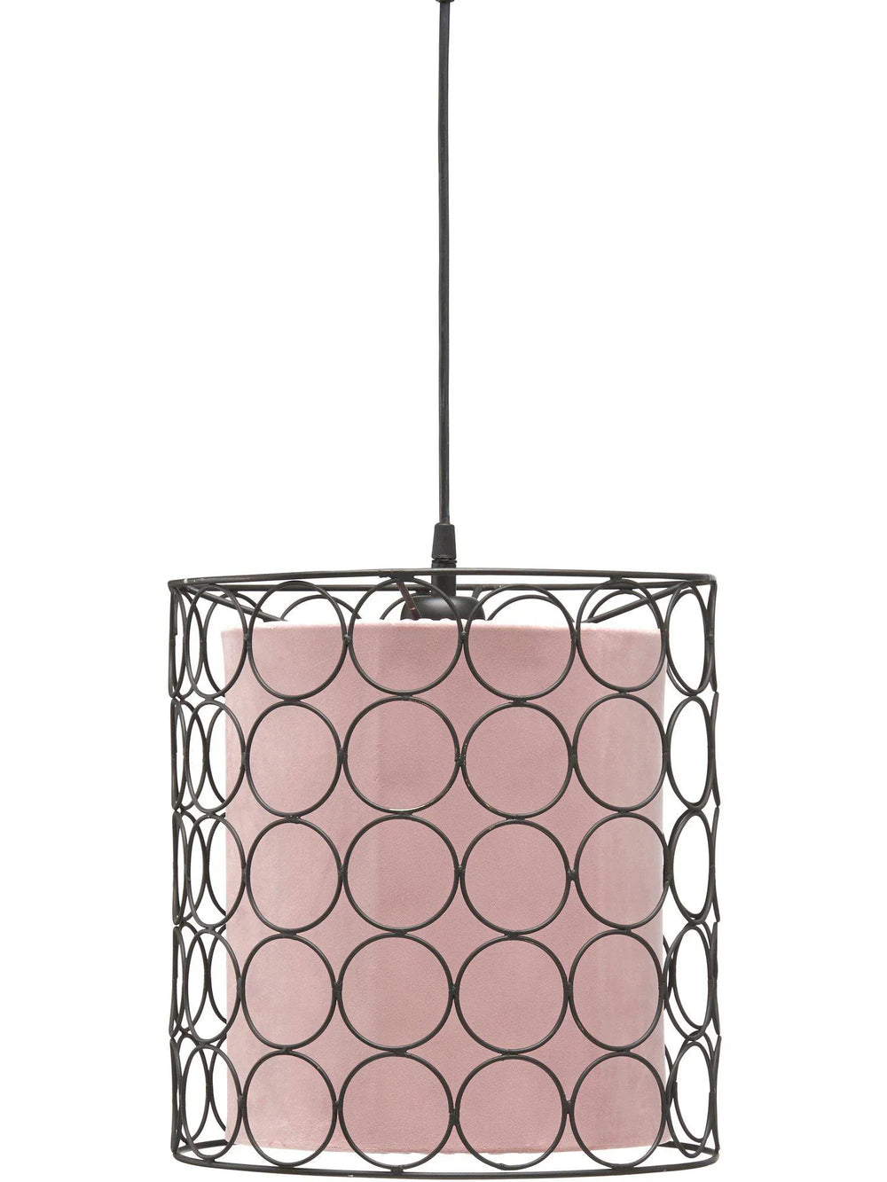 Ring Taklampa Svart - Svart/Klar Rosa 30cm - PR Home - Ljusvaruhuset