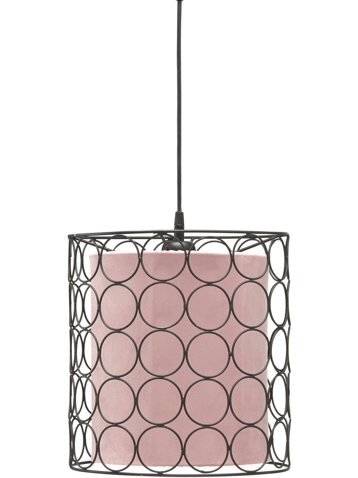 Ring Taklampa Svart - Svart/Klar Rosa 30cm - PR Home - Ljusvaruhuset