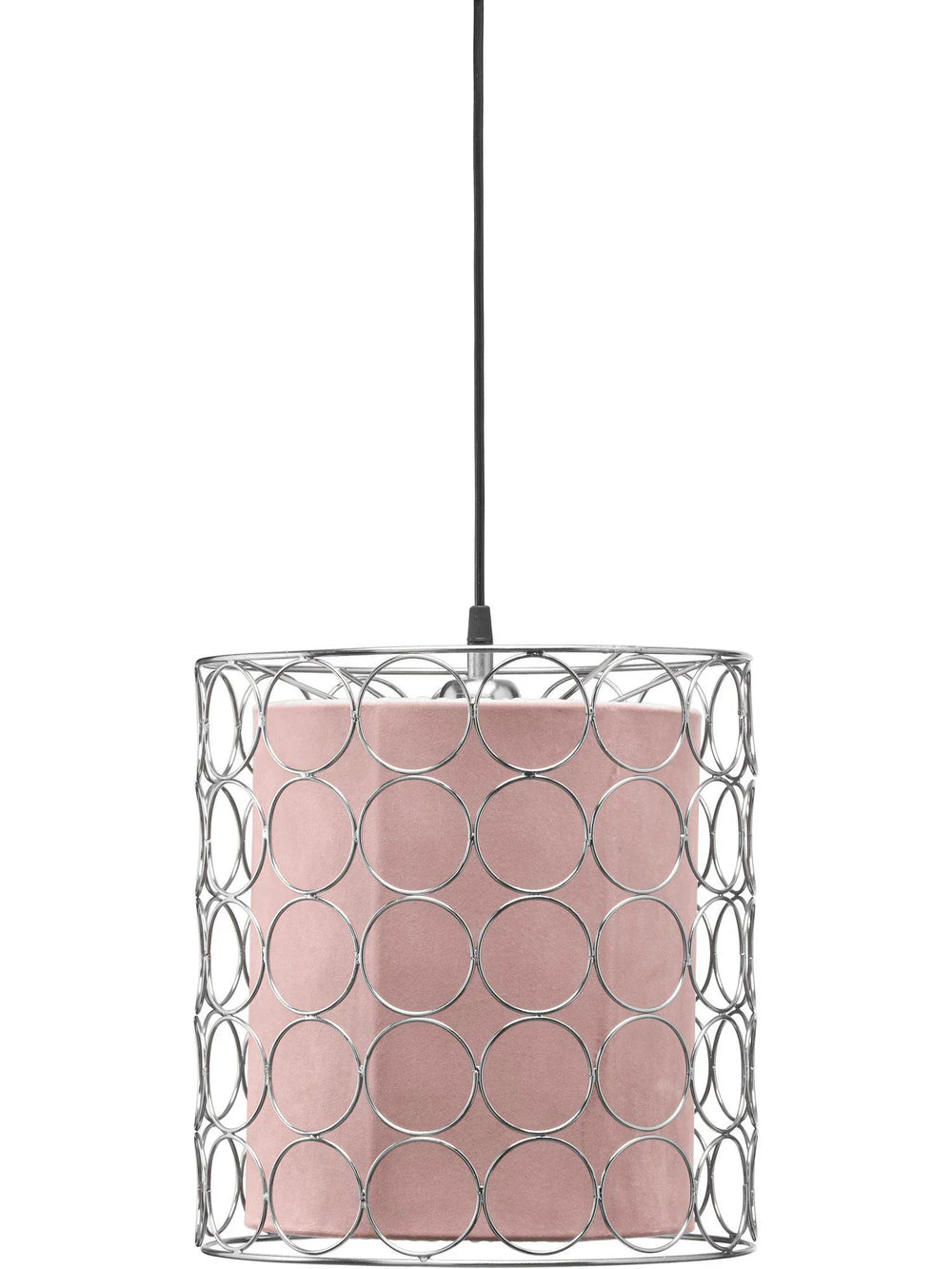 Ring Taklampa 30cm - Krom/Klar Rosa - PR Home - Ljusvaruhuset