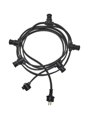 Ljusslinga 5xE14 - Svart IP44, 4,2m - PR Home - Ljusvaruhuset