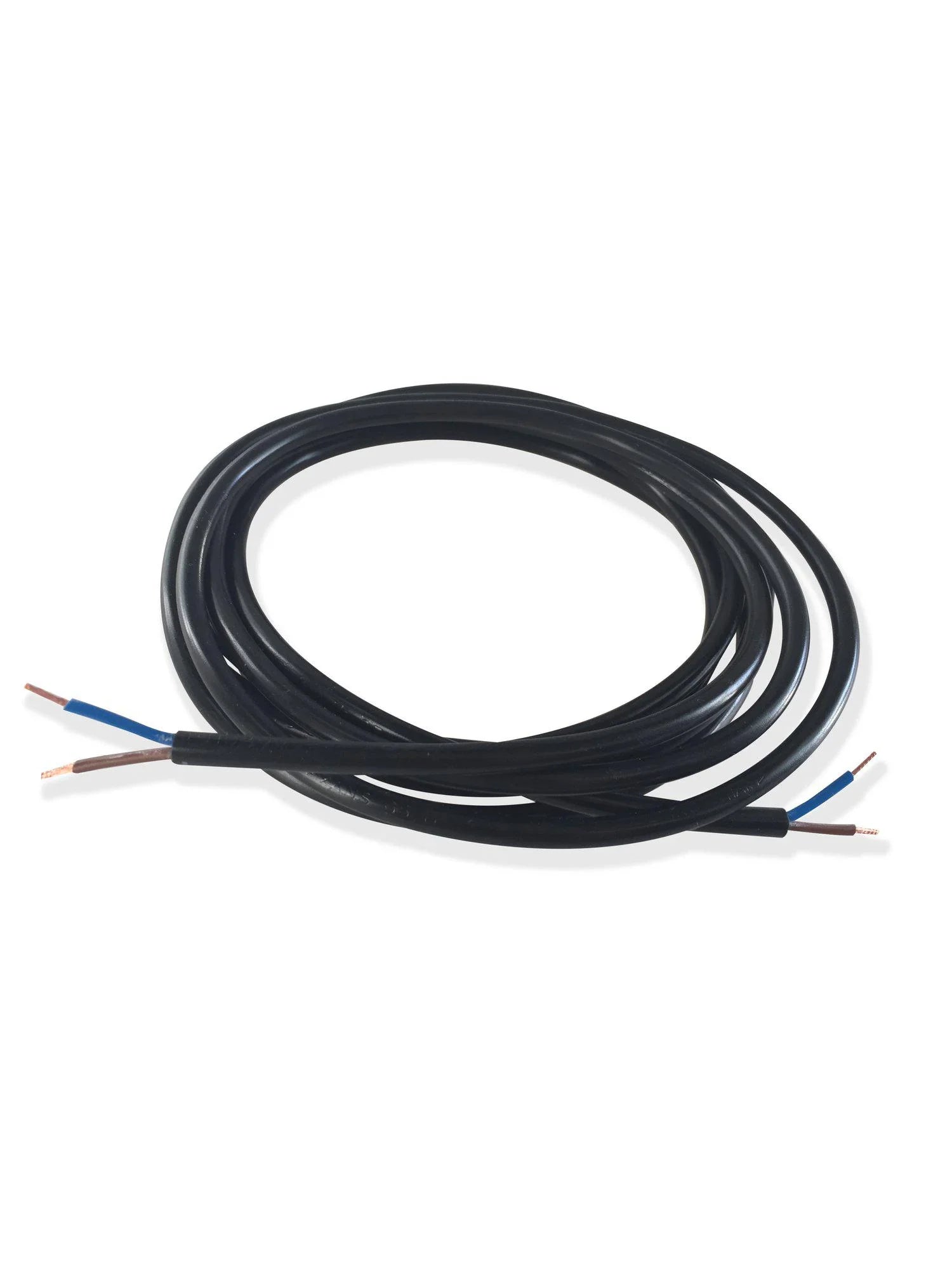 Kabel rund SKK2x0,75 - Svart, 3m - PR Home - Ljusvaruhuset