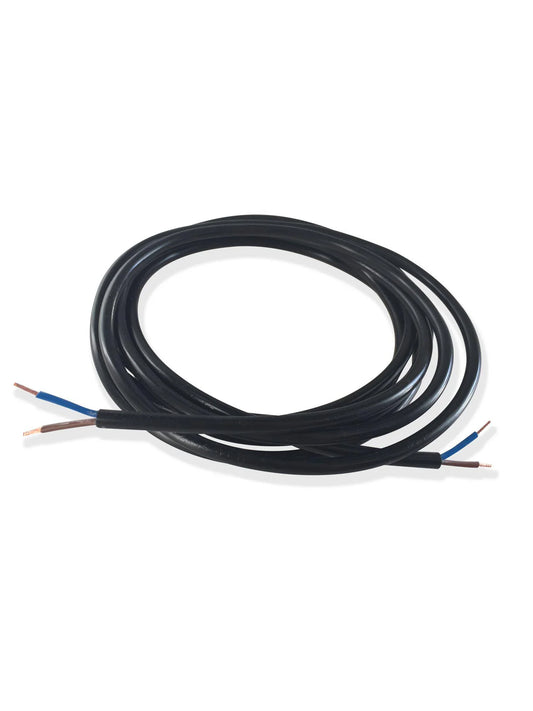 Kabel rund SKK2x0,75 - Svart, 3m - PR Home - Ljusvaruhuset