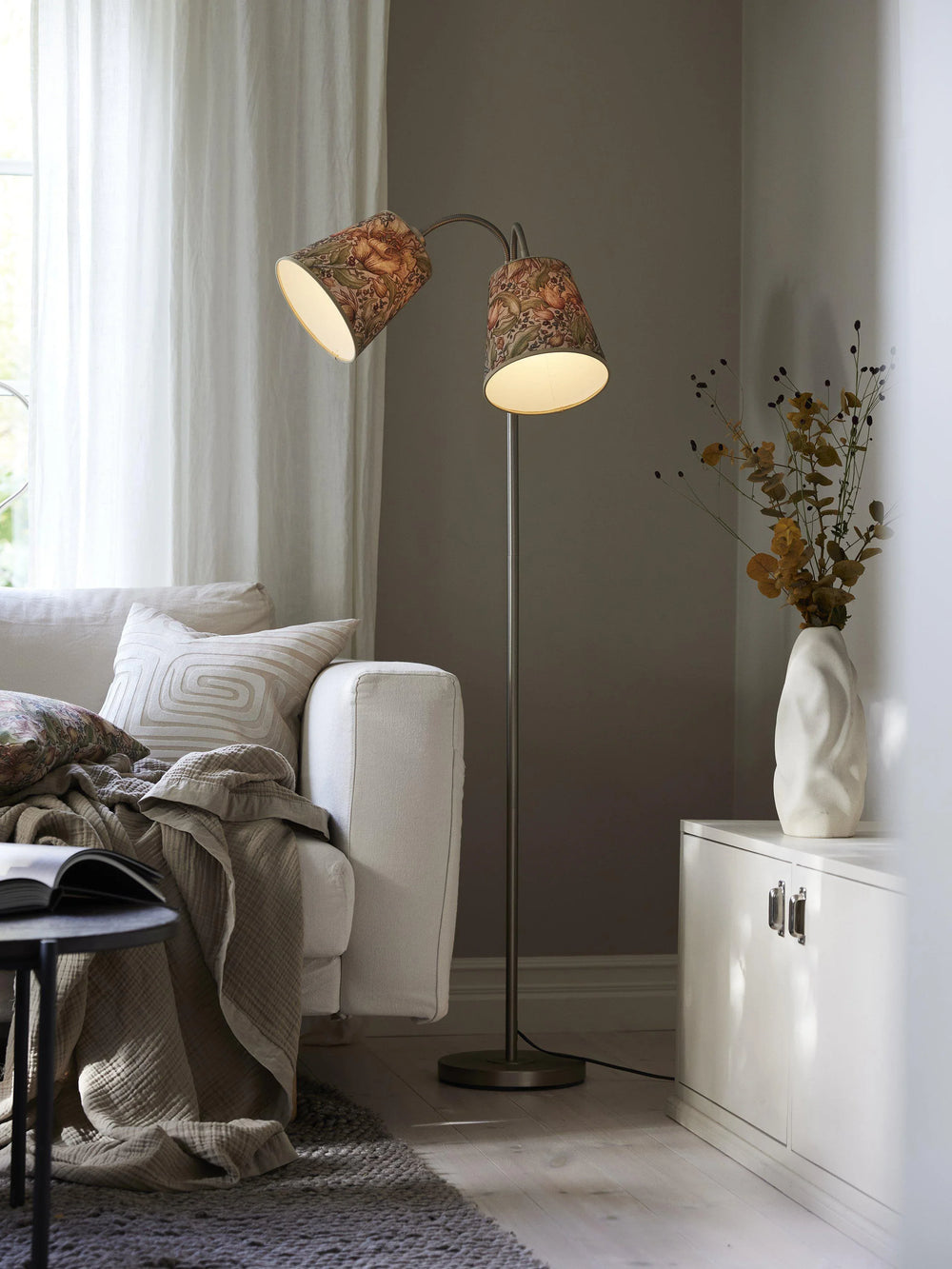 Amy Golvfot Flex2 - Krom 150 cm - PR Home - Ljusvaruhuset