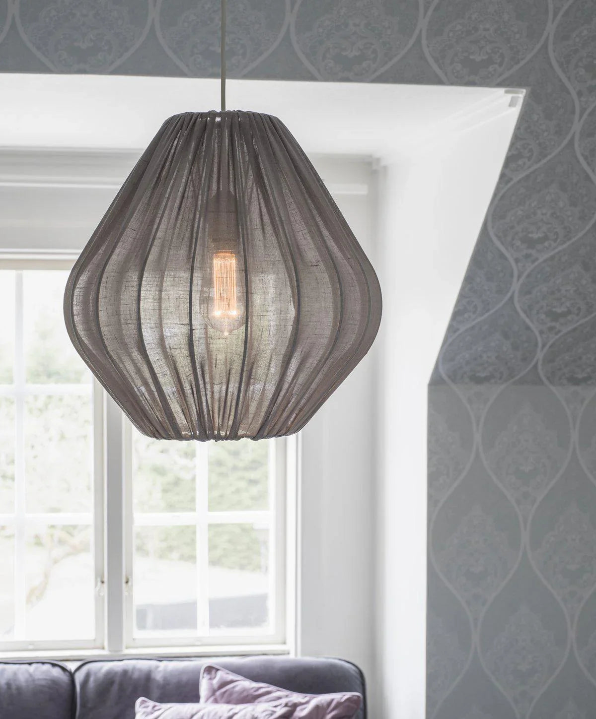 Malou Utomhusskärm - Lin Grå 50cm - PR Home - Ljusvaruhuset