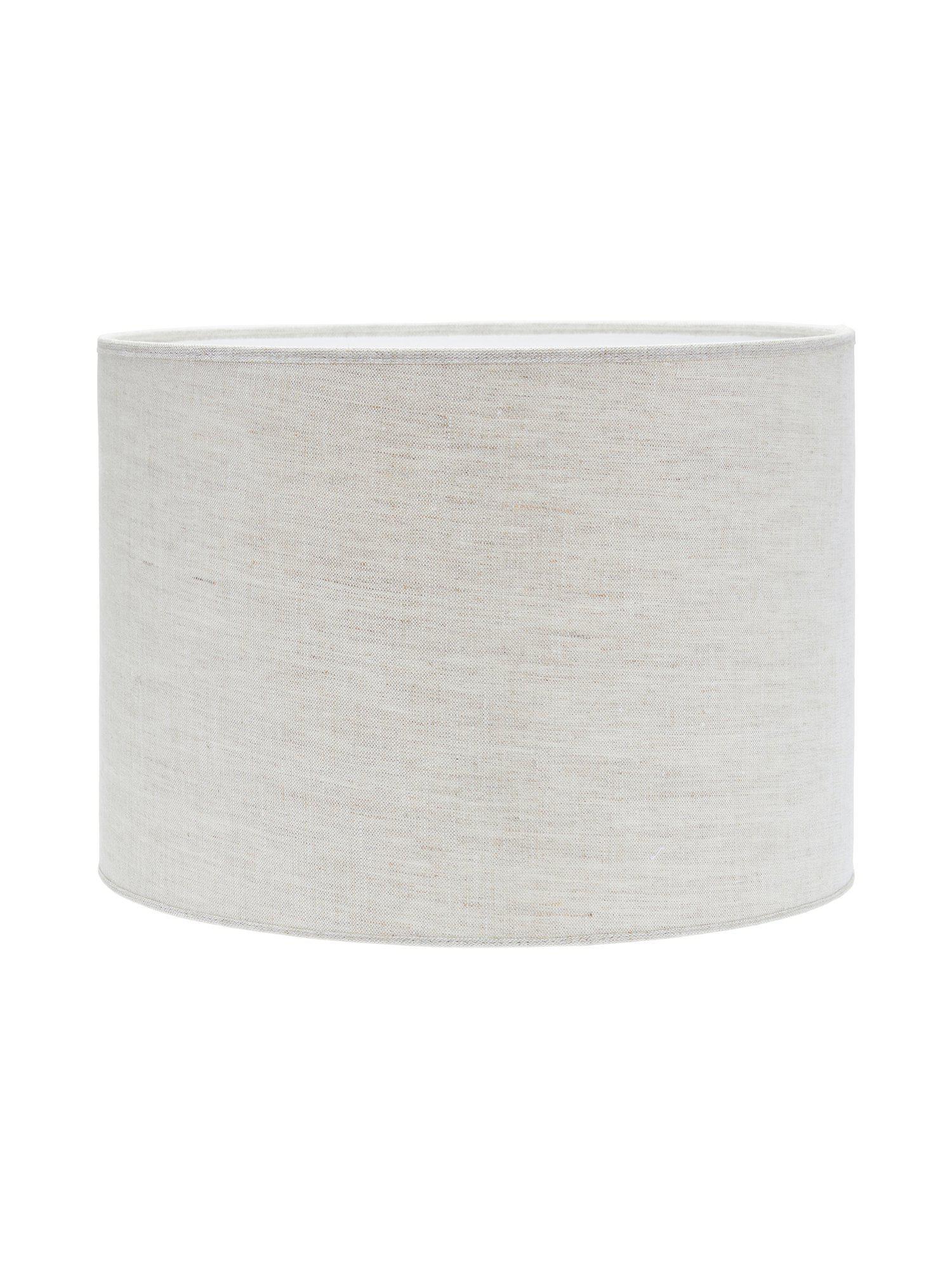 Sara Lampskärm - Lin Natur/vit 20cm - PR Home - Ljusvaruhuset