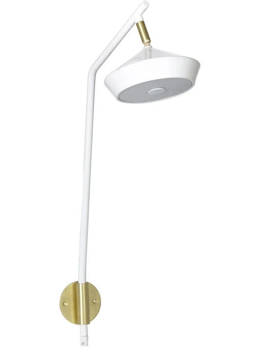 Geometri Vägglampa - Vit/guld 53cm - PR Home - Ljusvaruhuset