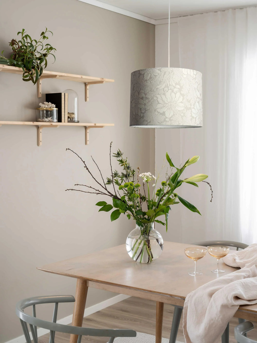 Sara Lampskärm - Acanthus 35cm - Borås tapeter - Ljusvaruhuset