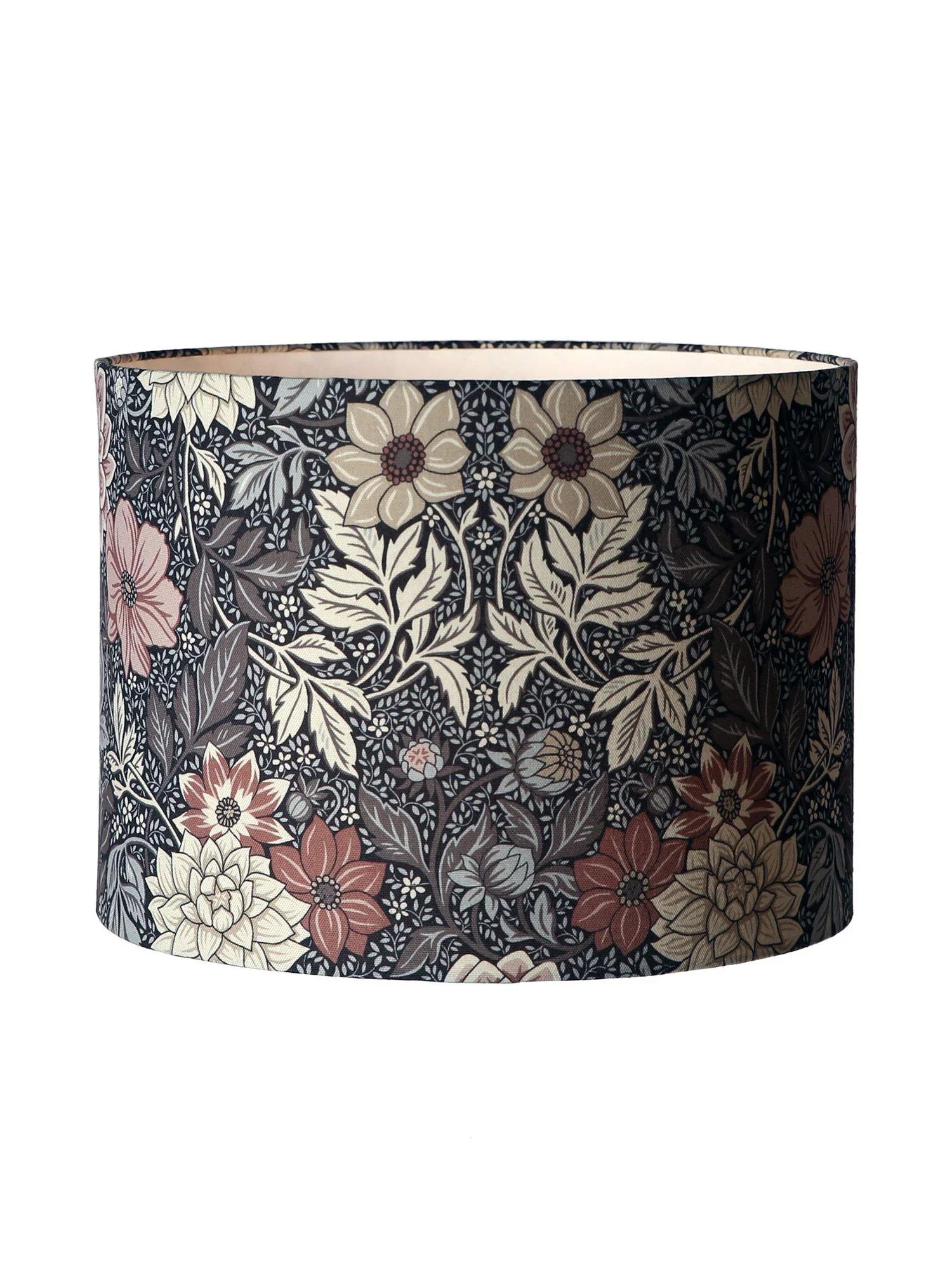 Sara Lampskärm - Dahlia Brun 35cm - Borås tapeter - Ljusvaruhuset