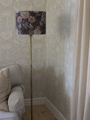 Sara Lampskärm - Dahlia Brun 35cm - Borås tapeter - Ljusvaruhuset