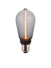 EDGE LED Edison - Smoky 144x64mm E27 - PR Home - Ljusvaruhuset
