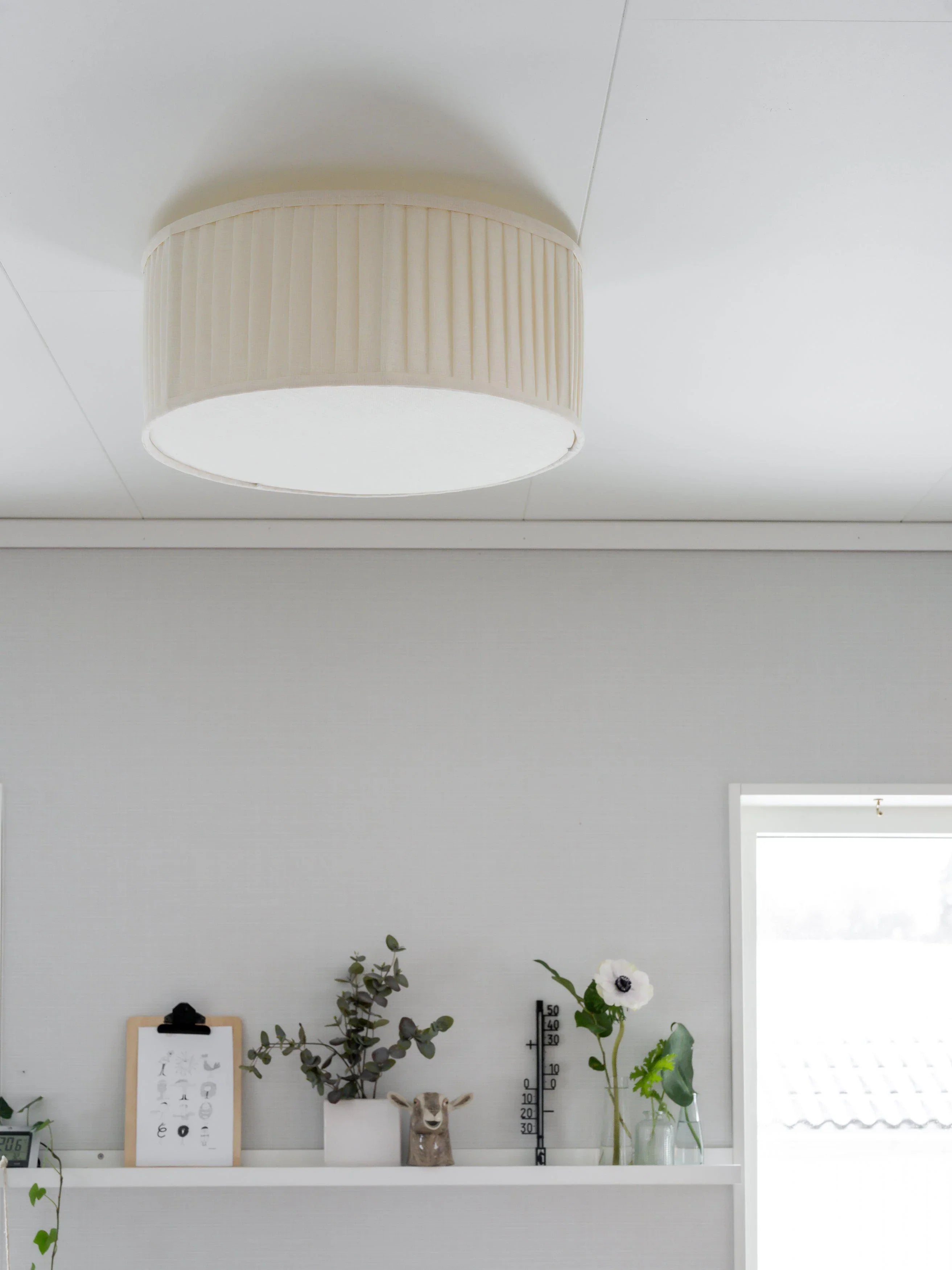 Plafond Plissé - Offwhite 45cm - PR Home - Ljusvaruhuset