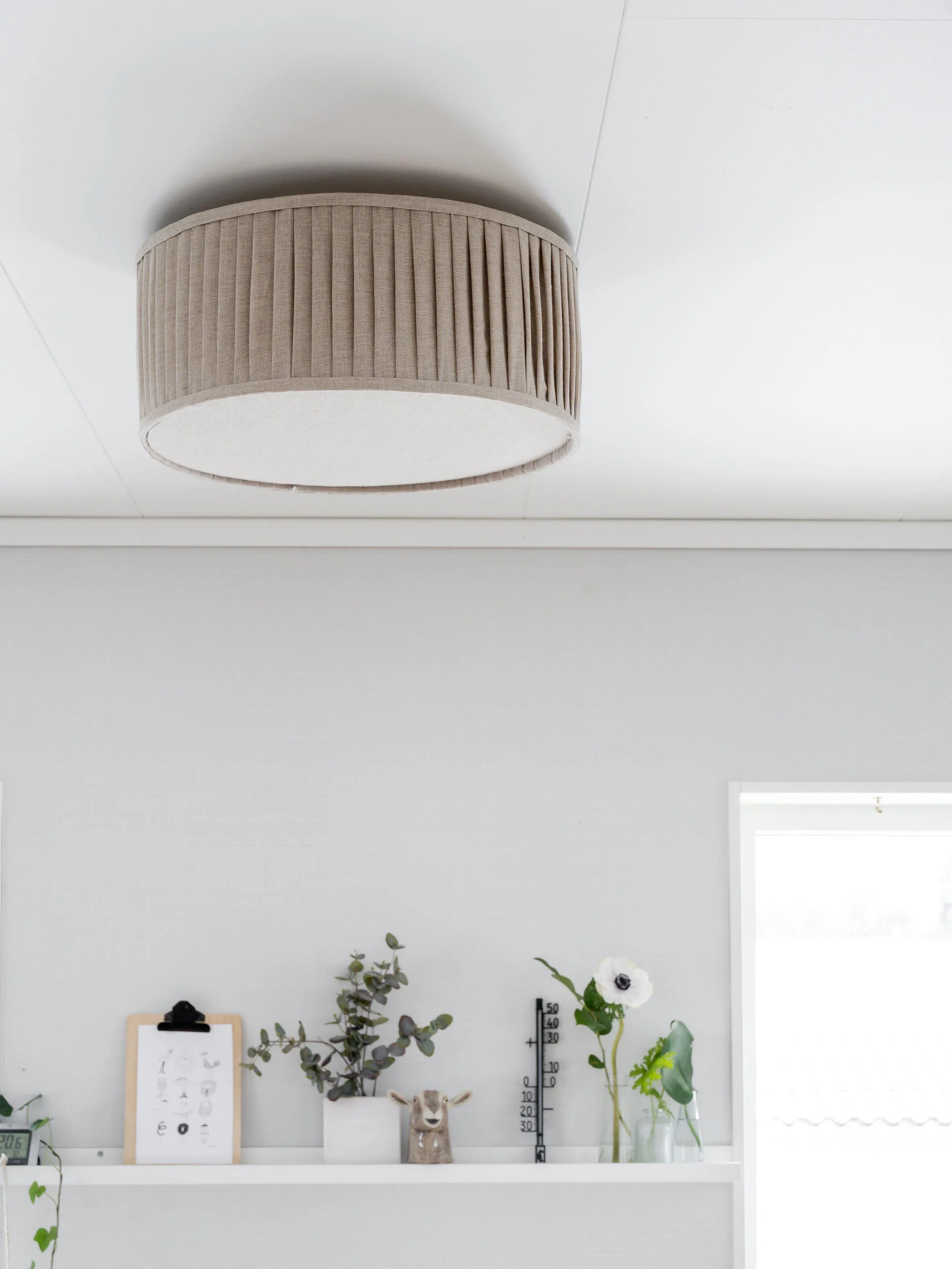 Plafond Plissé - Natur 45cm - PR Home - Ljusvaruhuset