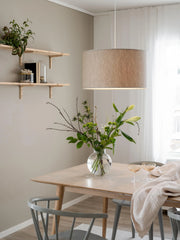 Sara Taklampa Linne - Natur 55cm - PR Home - Ljusvaruhuset