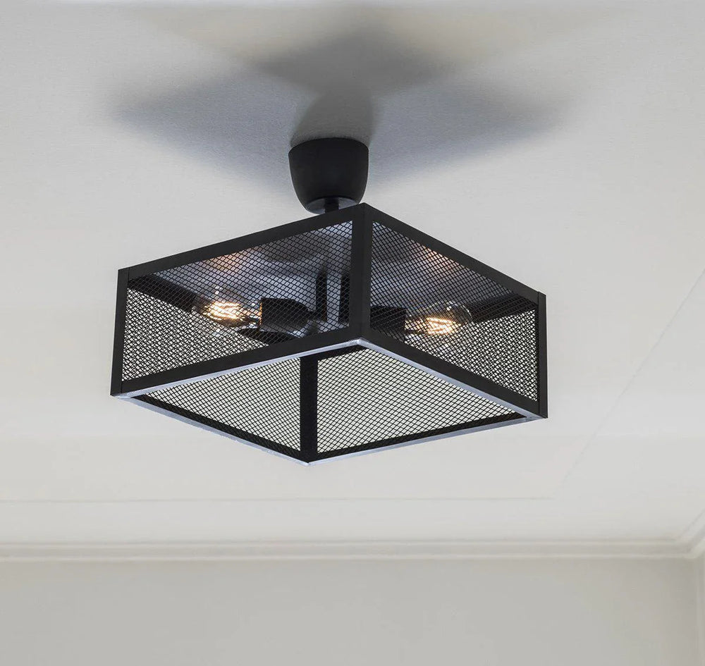 Grid taklampa - Svart 52cm - PR Home - Ljusvaruhuset