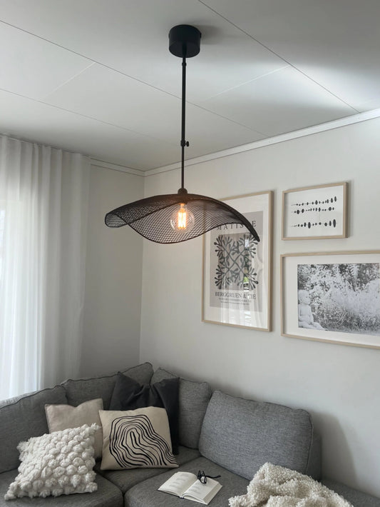 Vivi taklampa 61cm - Svart metall takkopp - PR Home - Ljusvaruhuset