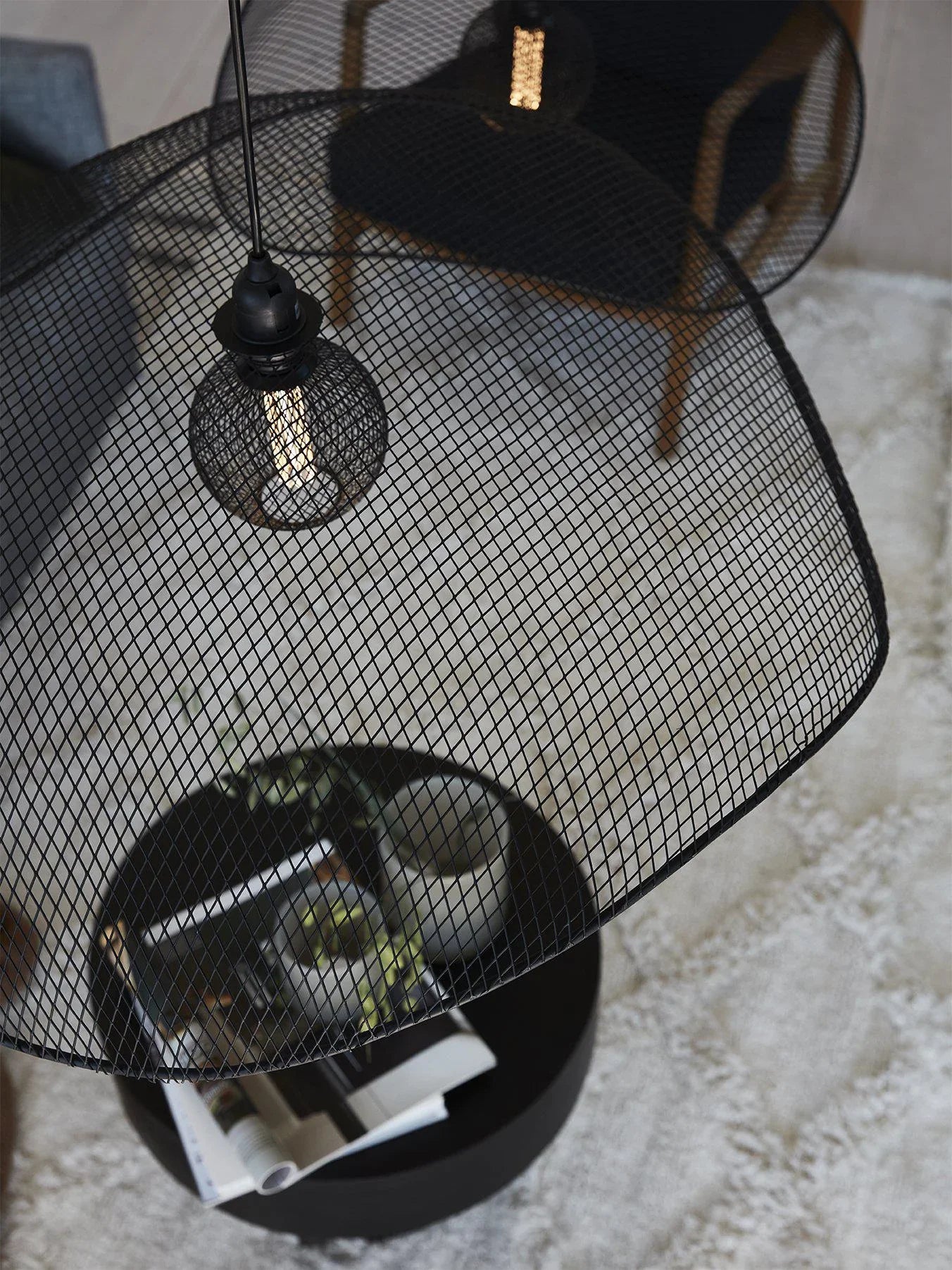 Vivi taklampa - Svart 61cm m sladd - PR Home - Ljusvaruhuset