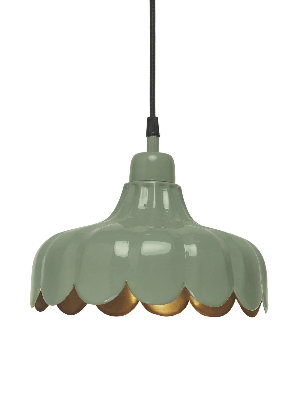 Wells tak/fönsterlam - Mossa/guld 24cm - PR Home - Ljusvaruhuset