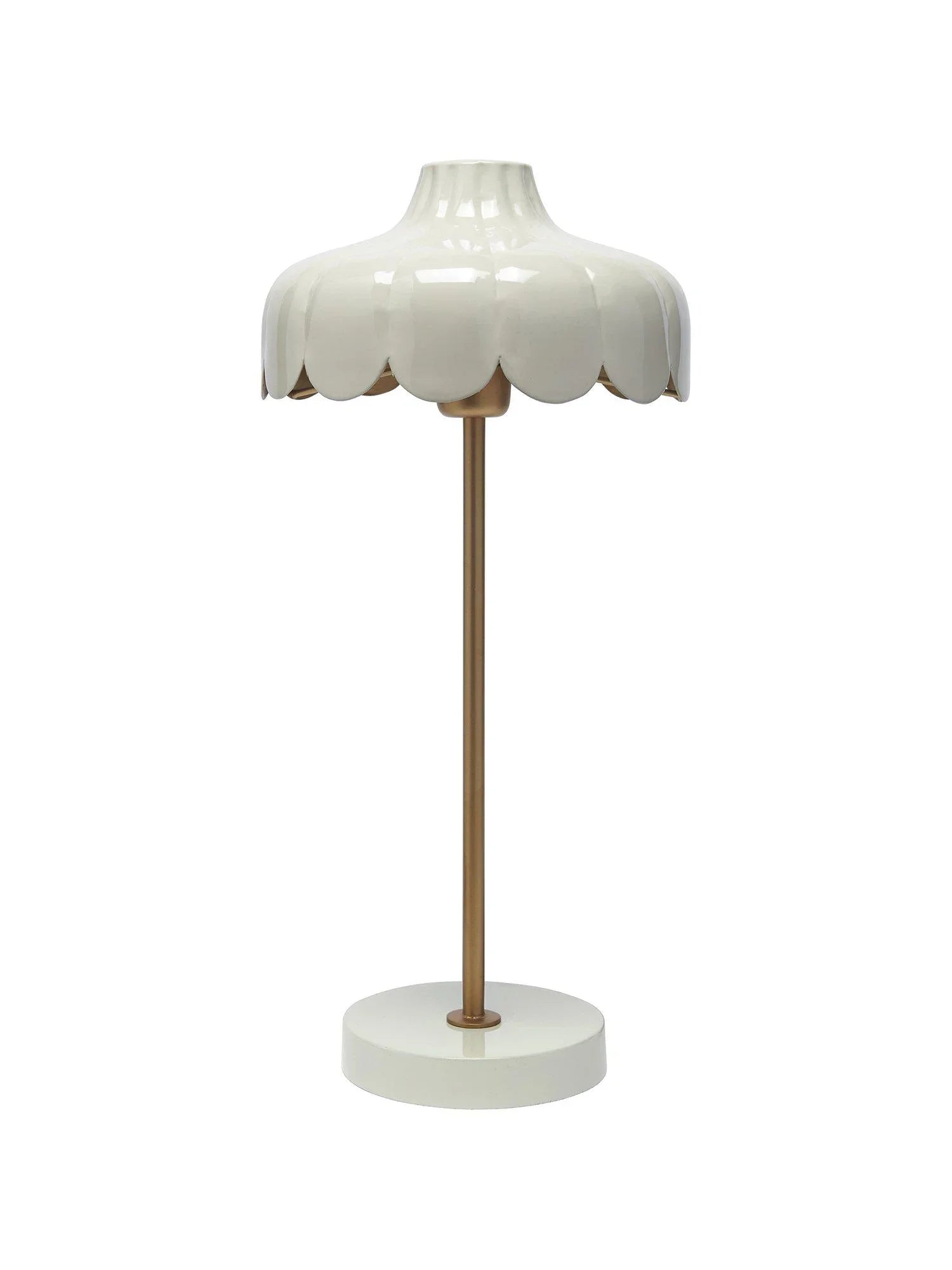 Wells bordslampa - Beige/guld 50cm - PR Home - Ljusvaruhuset