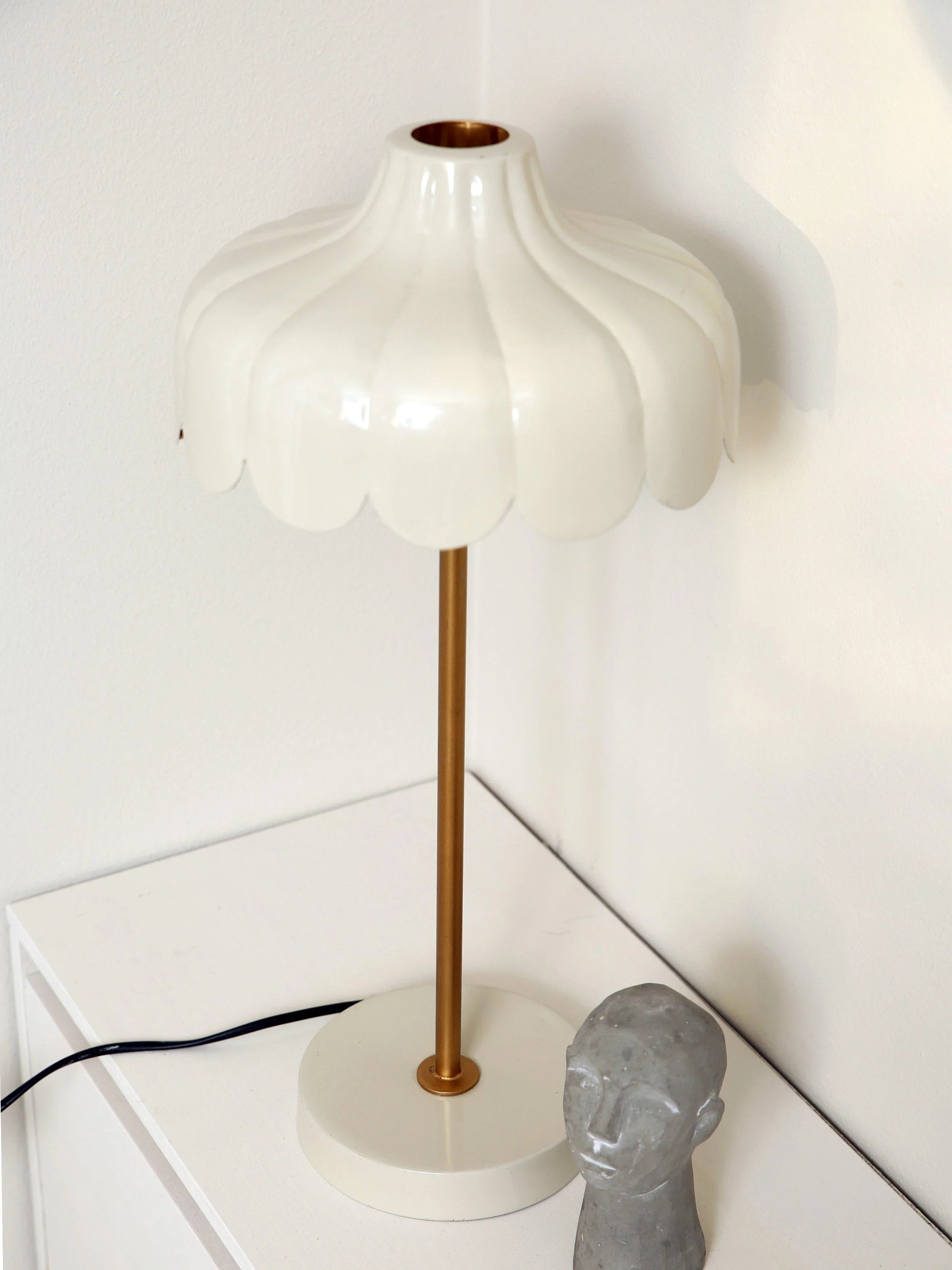 Wells bordslampa - Beige/guld 50cm - PR Home - Ljusvaruhuset