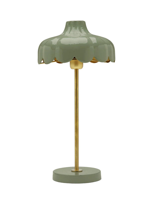 Wells bordslampa - Mossa/guld 50cm - PR Home - Ljusvaruhuset