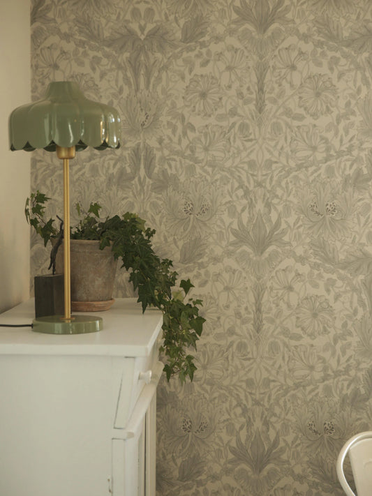 Wells bordslampa - Mossa/guld 50cm - PR Home - Ljusvaruhuset