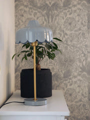 Wells bordslampa - Denim/guld 50cm - PR Home - Ljusvaruhuset