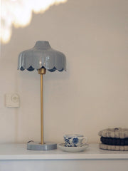 Wells bordslampa - Denim/guld 50cm - PR Home - Ljusvaruhuset