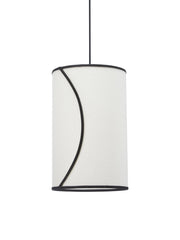 Ava taklampa - Offwhite/svart 25cm - PR Home - Ljusvaruhuset