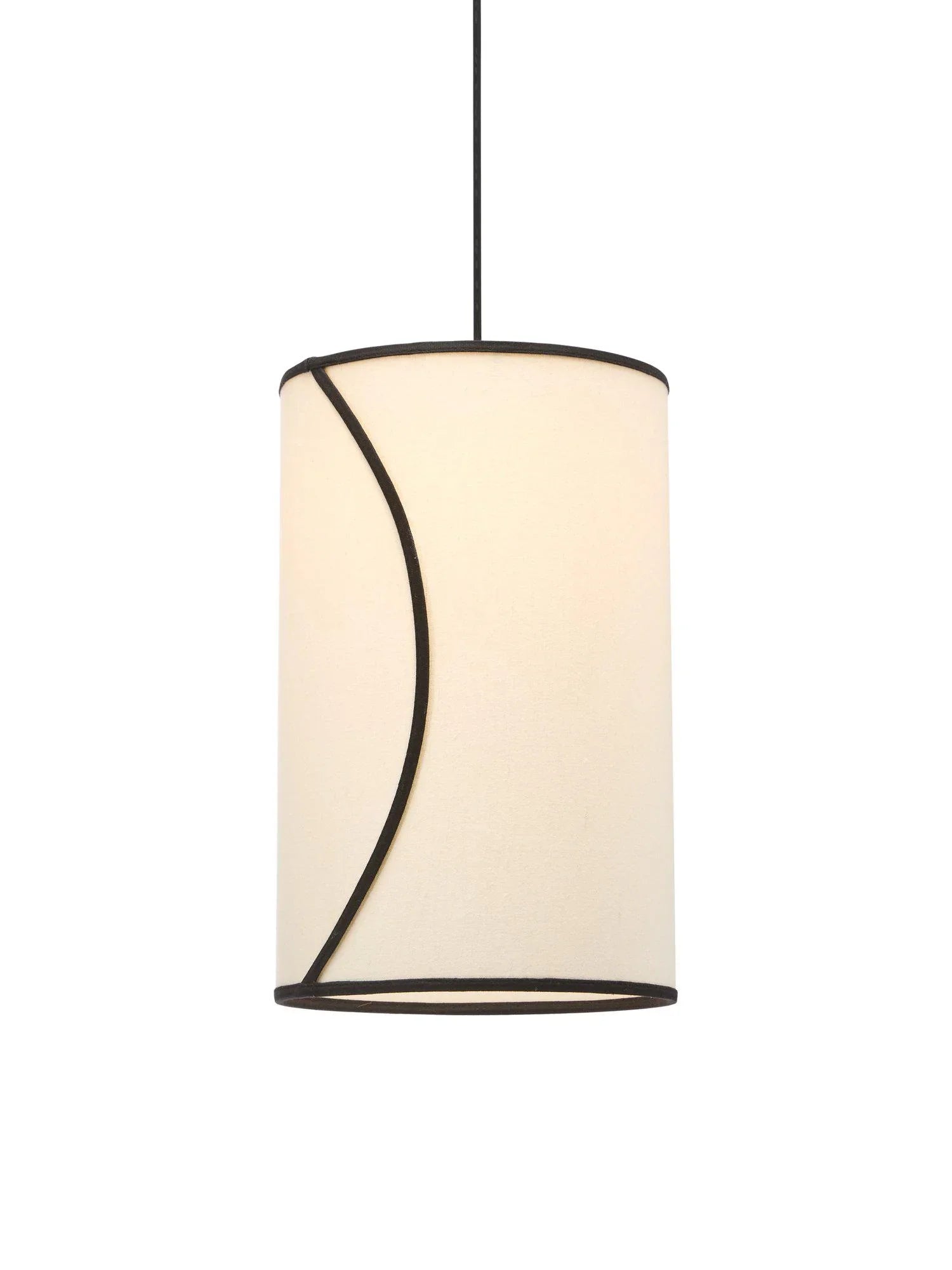 Ava taklampa - Offwhite/svart 30cm - PR Home - Ljusvaruhuset