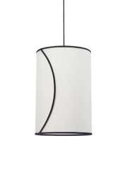 Ava takskärm - Offwhite/svart 30cm - PR Home - Ljusvaruhuset