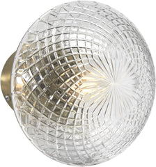 Juliette vägglampa - Klar/mässing diam 16 - PR Home - Ljusvaruhuset