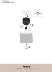 Bacup takkopp - Svart 12cm - PR Home - Ljusvaruhuset