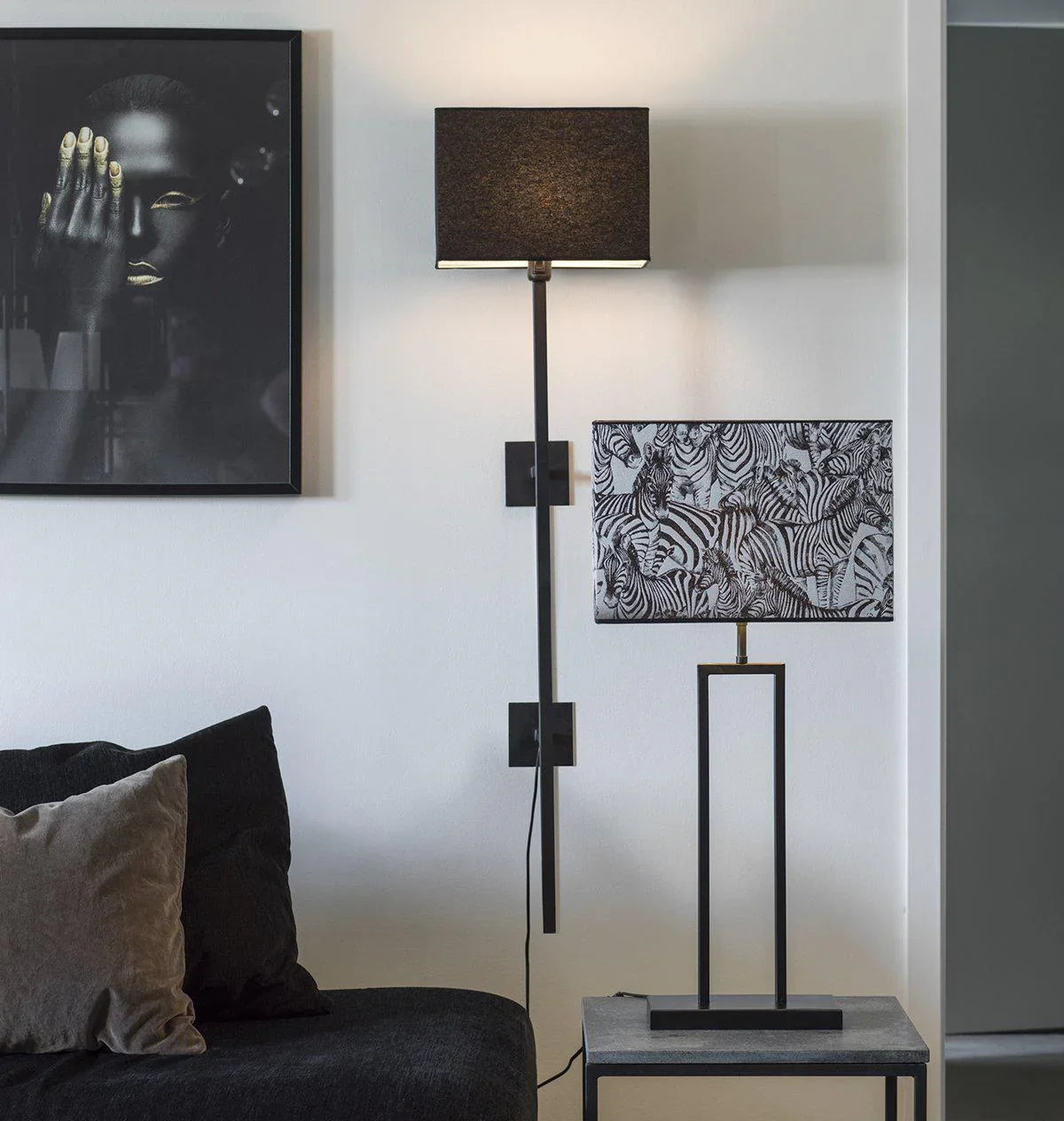 Rod bordslampa - Svart 47cm - PR Home - Ljusvaruhuset