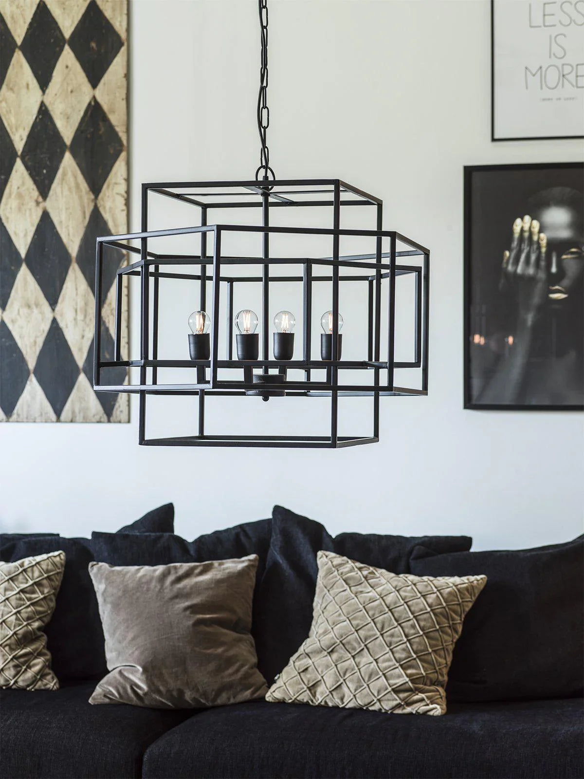 Rod bordslampa - Svart 61cm - PR Home - Ljusvaruhuset