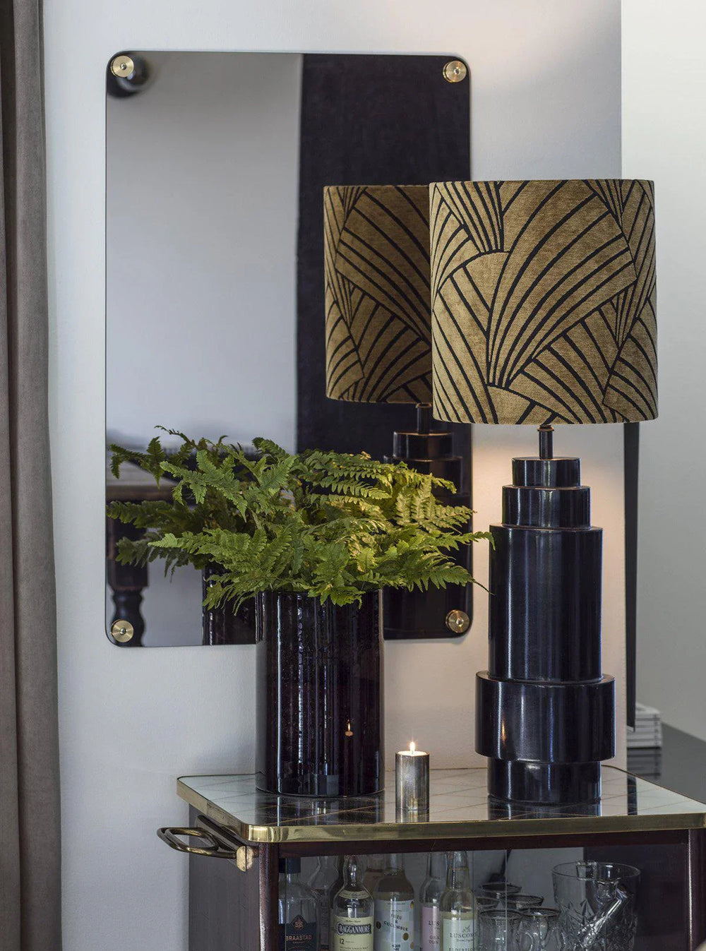 Empire Lampfot - Svart 77cm - PR Home - Ljusvaruhuset