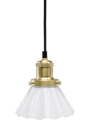 August Fönsterlampa - Opal veckad 15cm - PR Home - Ljusvaruhuset