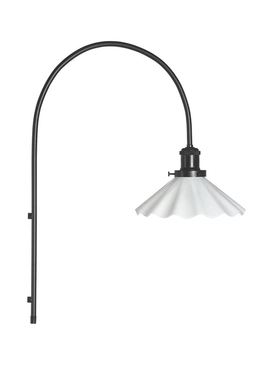August Vägglampa - Opal Veckad 25cm - PR Home - Ljusvaruhuset
