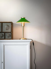 August Bordslampa - Grön 34cm - Carl Larsson - Ljusvaruhuset