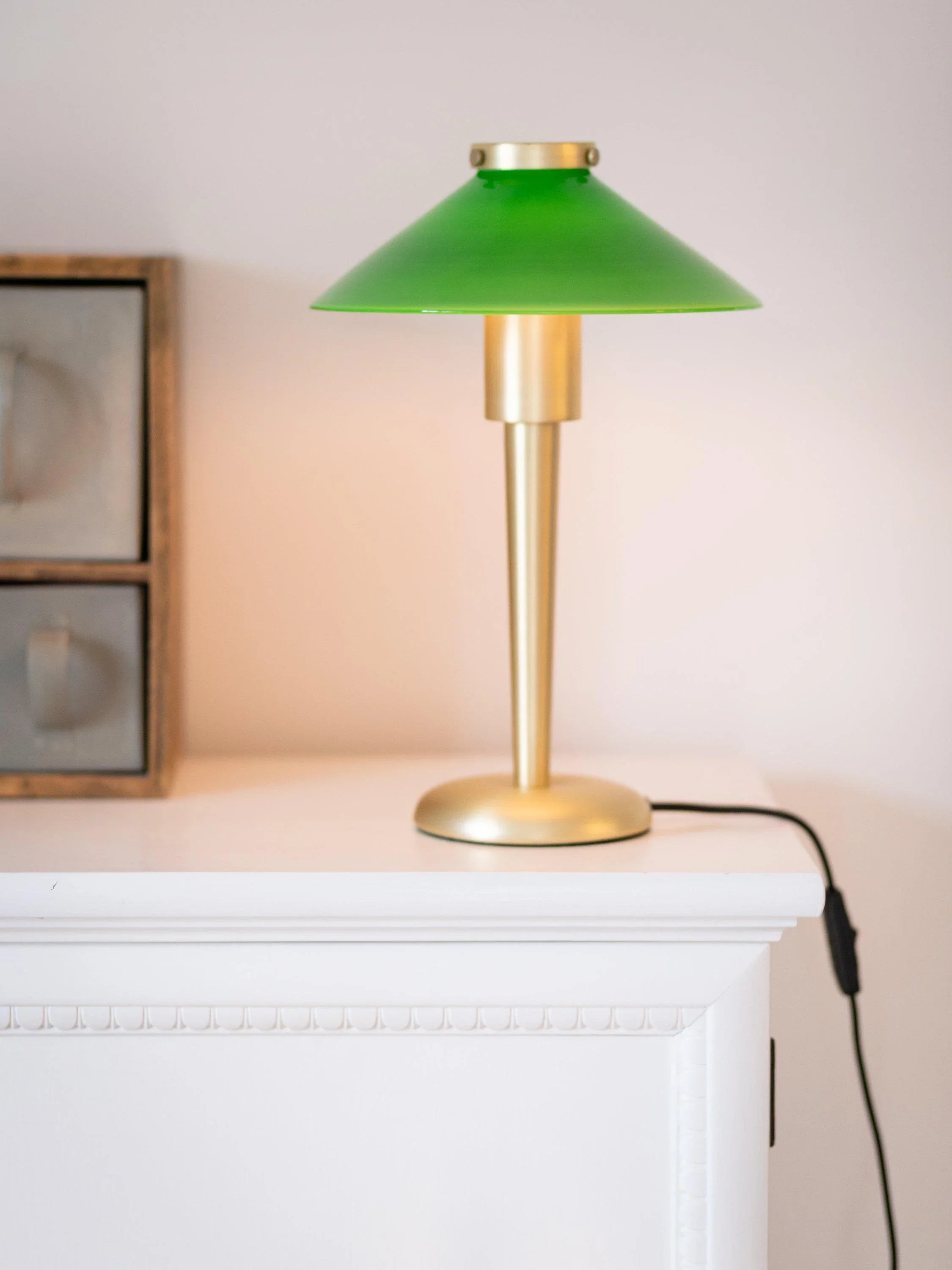 August Bordslampa - Grön 34cm - Carl Larsson - Ljusvaruhuset