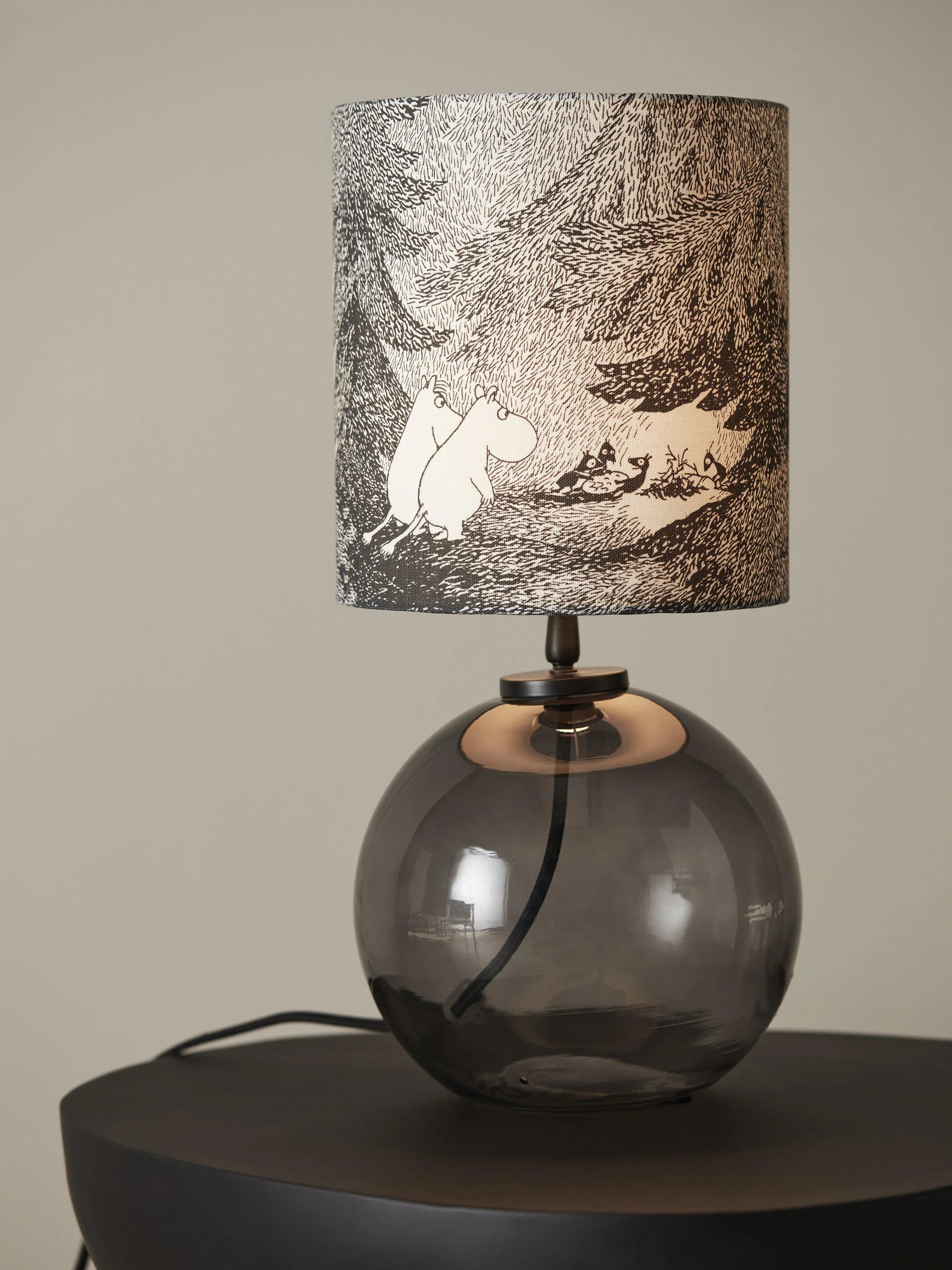 Jonna lampfot - Rökfärgad 28cm - PR Home - Ljusvaruhuset