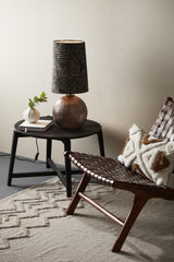 Jonna Lampfot - Brun Vintage 32cm - PR Home - Ljusvaruhuset