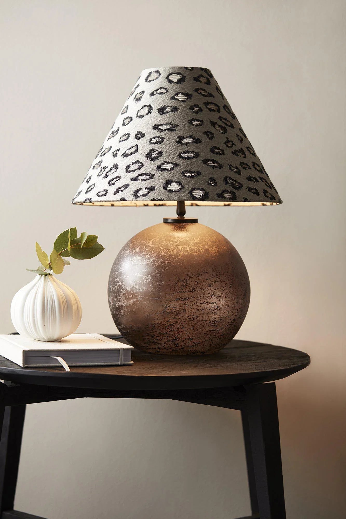 Jonna Lampfot - Brun Vintage 32cm - PR Home - Ljusvaruhuset