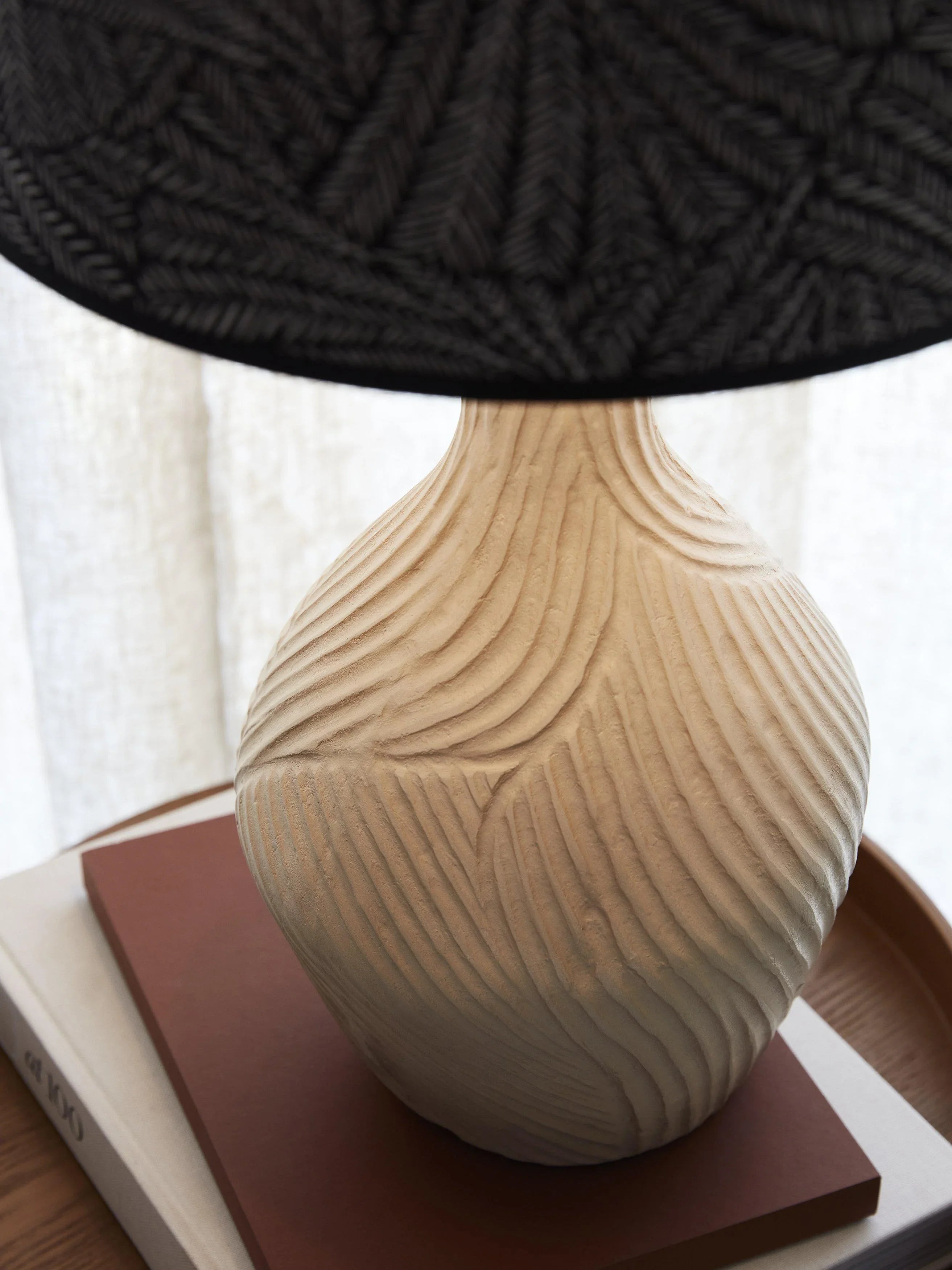 Hope Lampfot - Beige 44cm - PR Home - Ljusvaruhuset