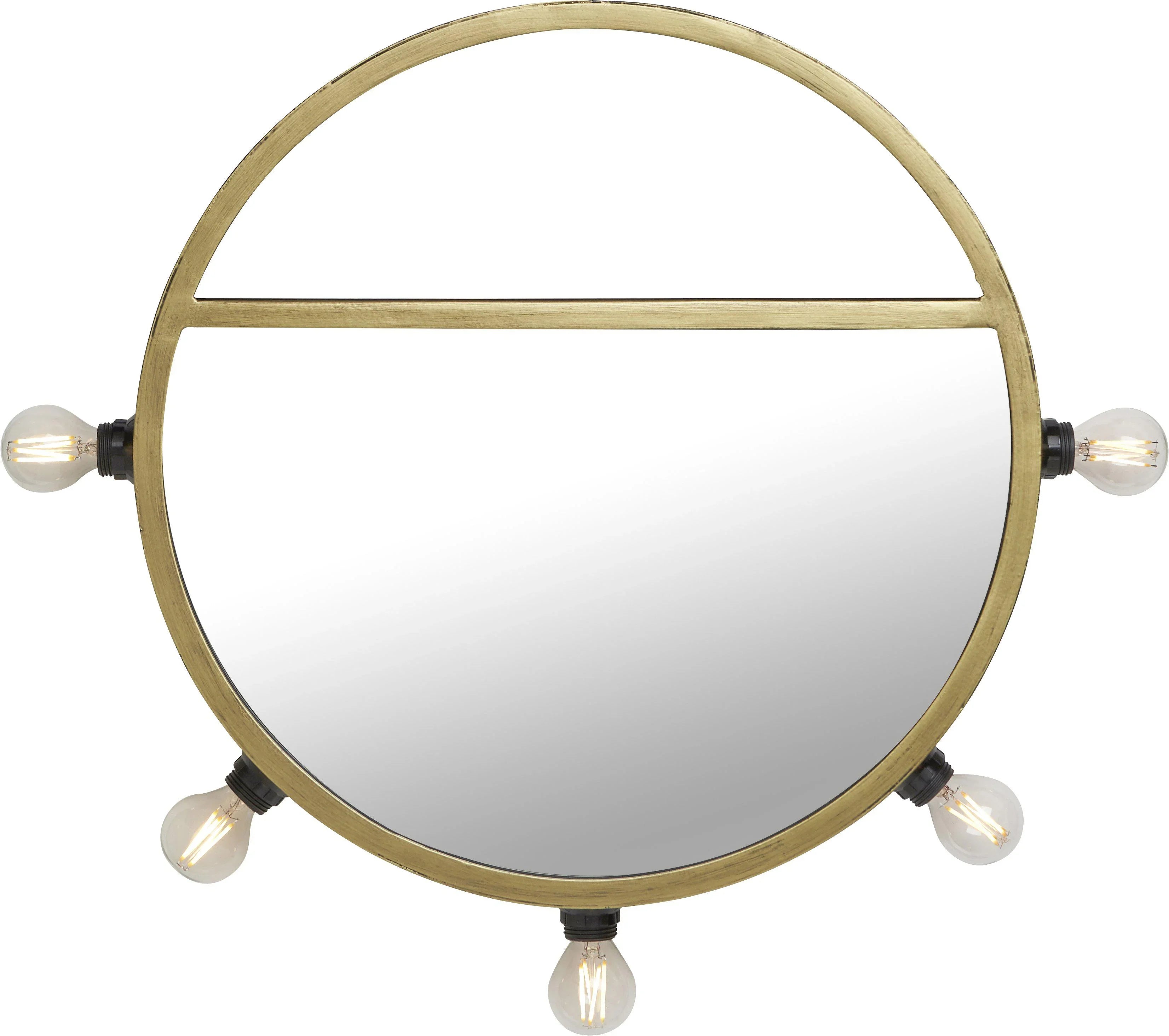 Bea spegellampa - Svart/guld 45cm - PR Home - Ljusvaruhuset