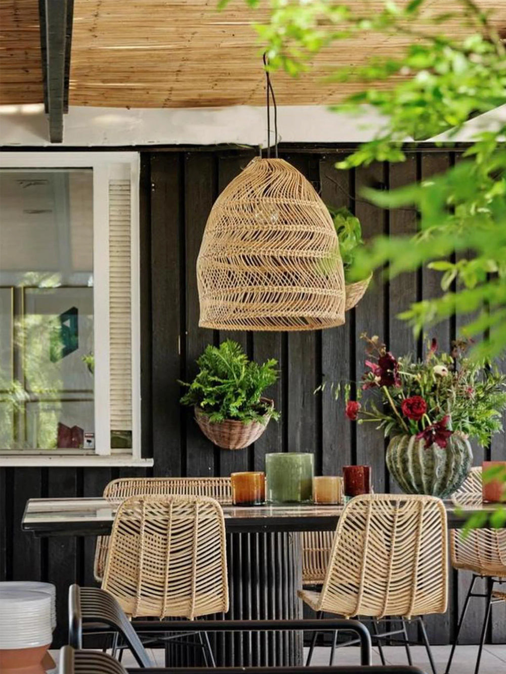 Maja Outdoor - Wicker Natural 53cm - PR Home - Ljusvaruhuset