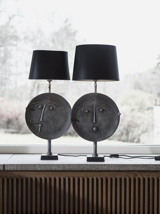 Mrs Round Lampfot - Grå 55cm - PR Home - Ljusvaruhuset