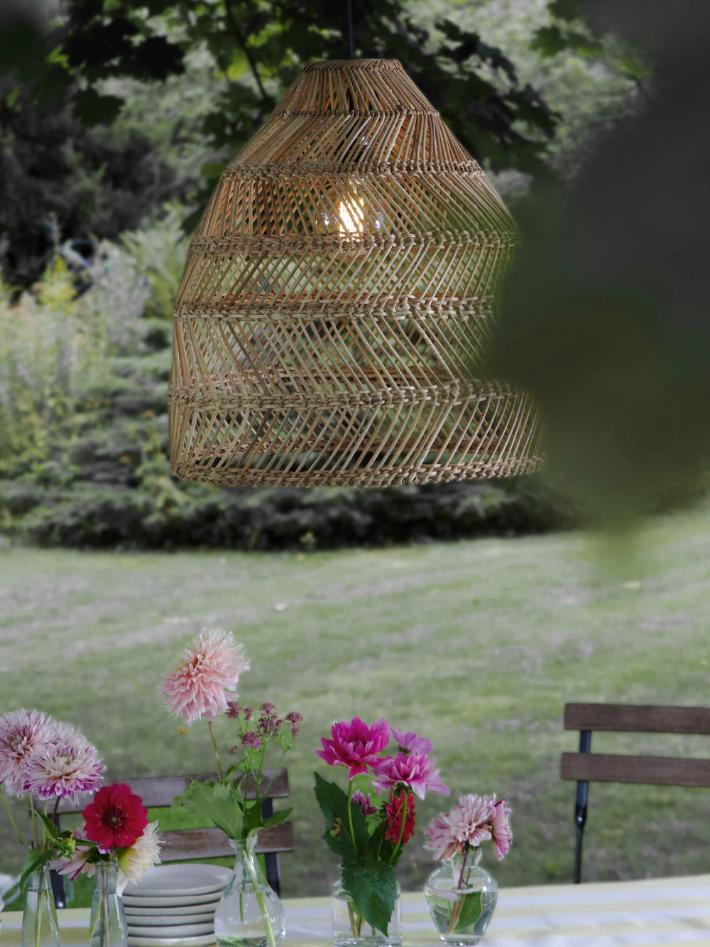 Maja Outdoor - Wicker Natural 53cm - PR Home - Ljusvaruhuset